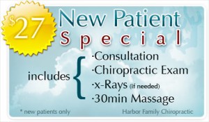 Harbor Family Chiropractic New Patient Special